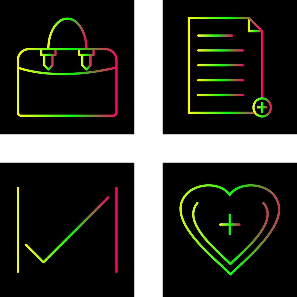 add file and case Icon vector