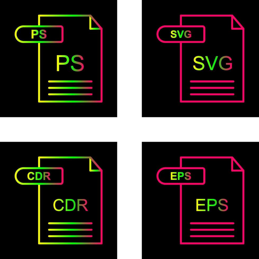 PS and SVG Icon vector