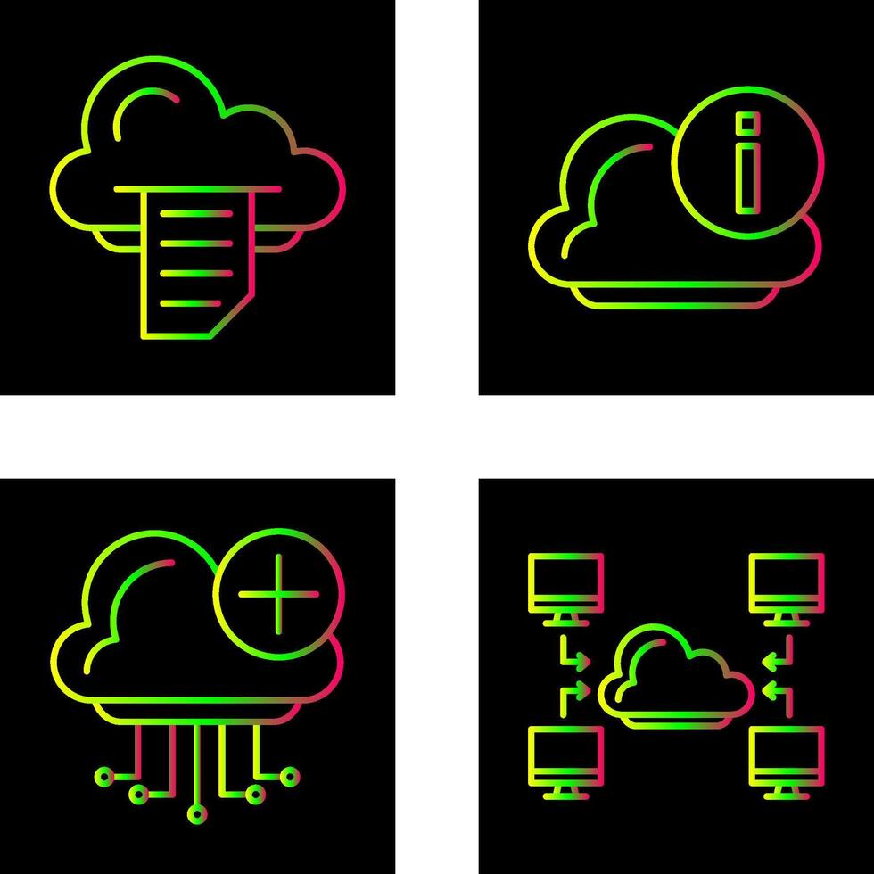 File and Information Icon vector