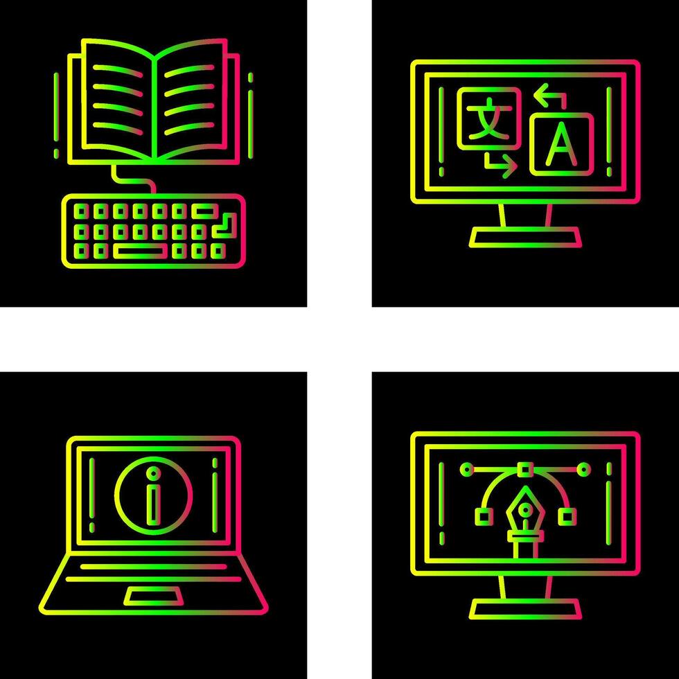 Study and Language Icon vector