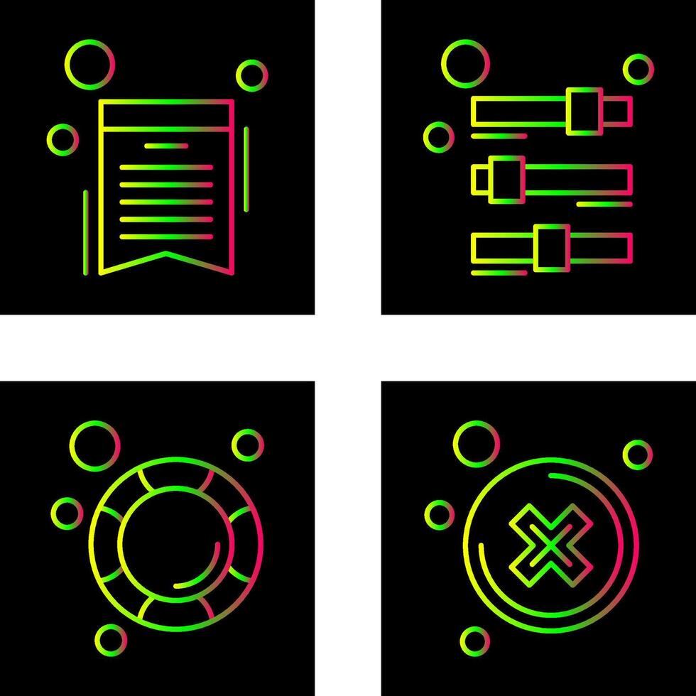 Wishlist and Switch Icon vector