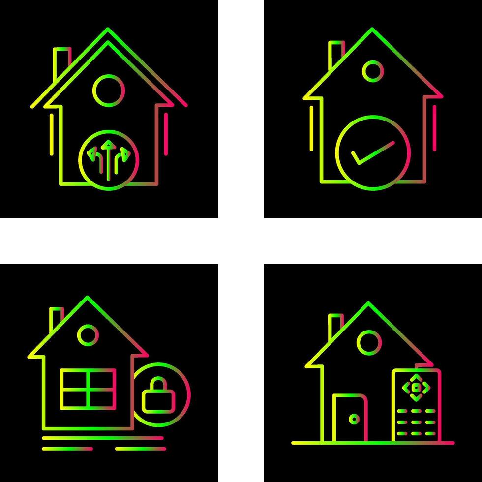 Vent and Houses Icon vector