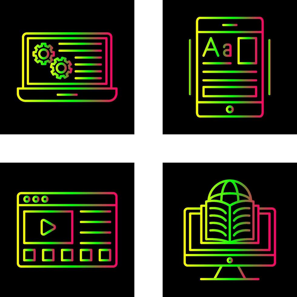 Workshop and Education App Icon vector