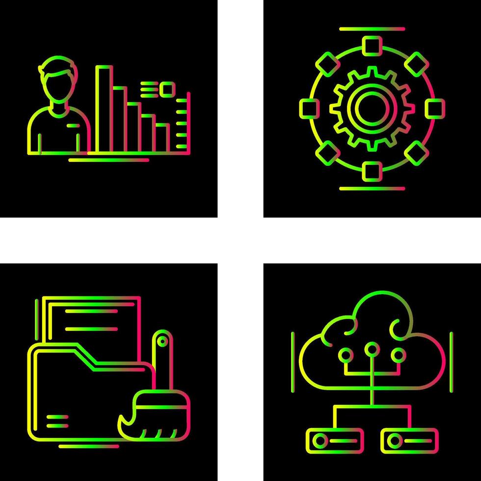 Consulting and Automated Icon vector