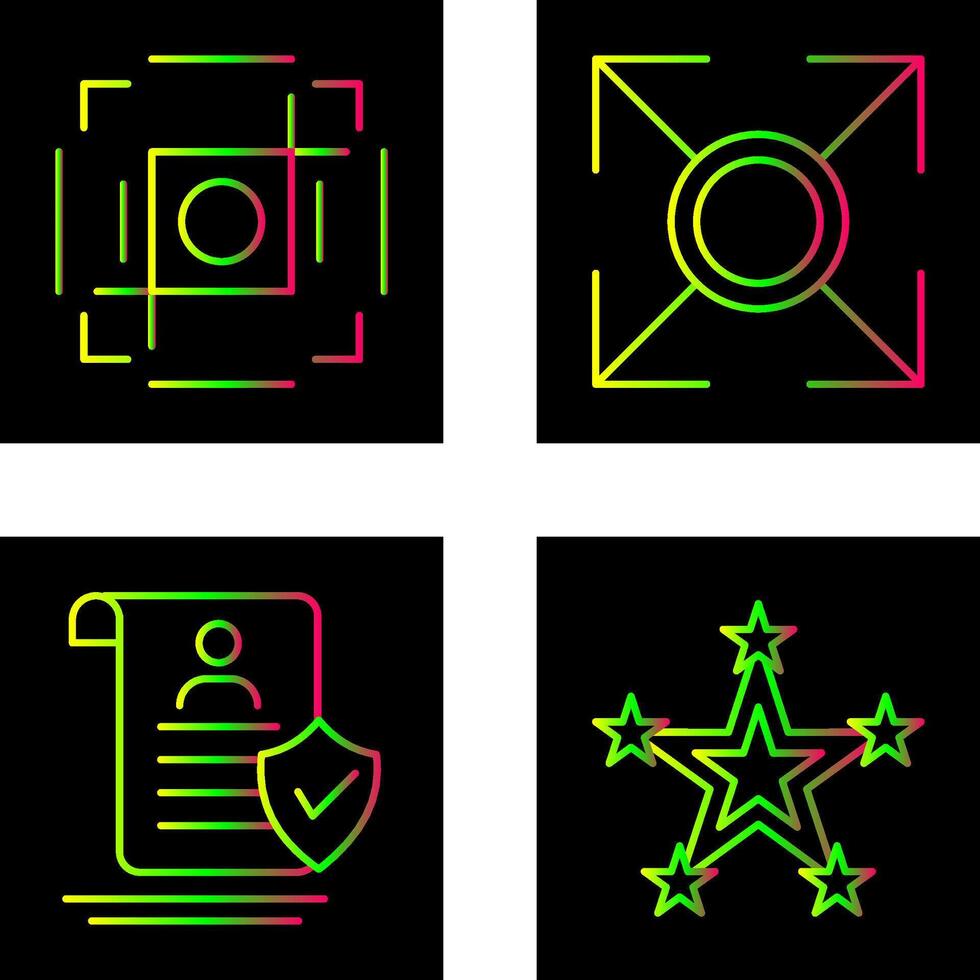 crop and expand Icon vector