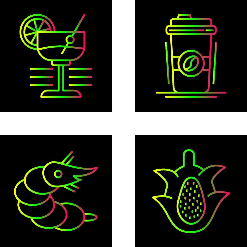 Martini and Coffee Cup Icon vector