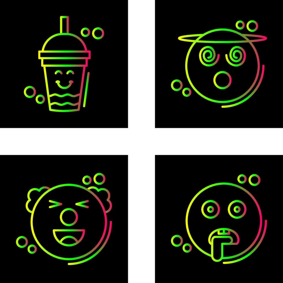 Drink and Dizzy Icon vector