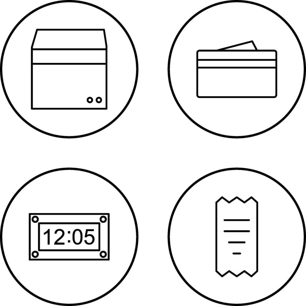 box and wallet Icon vector