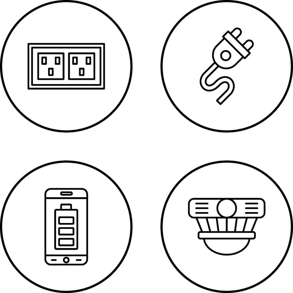 Socket and Plug Icon vector