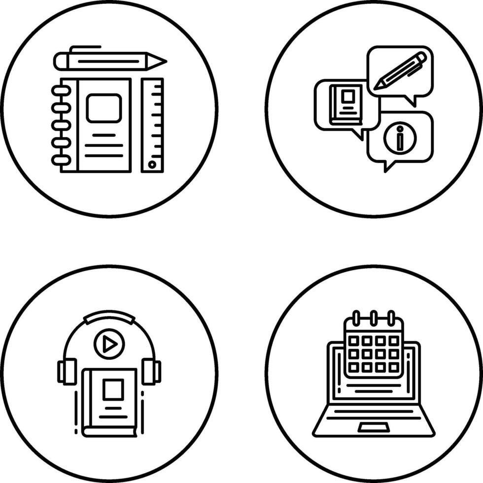 Learning Tools and Education Icon vector