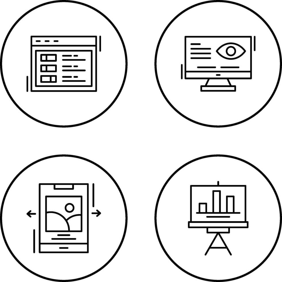 Switch and Vision Icon vector