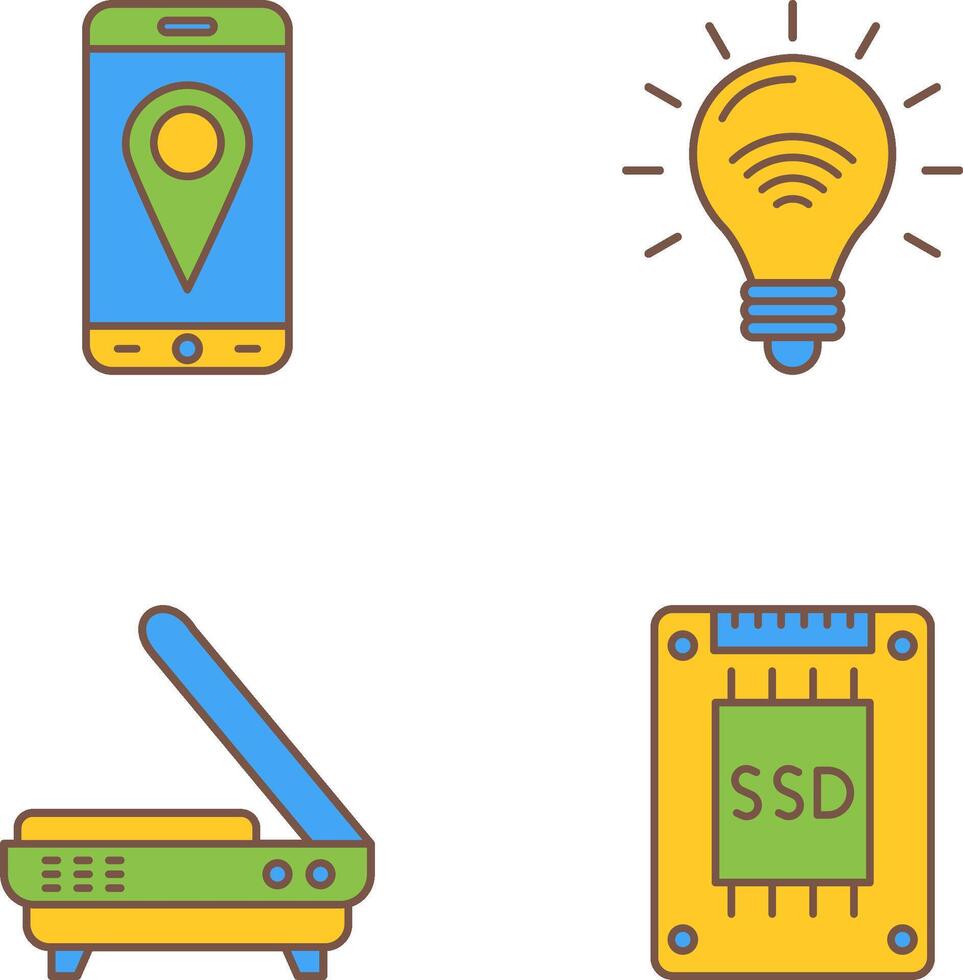 Gps and Smart Energy Icon vector