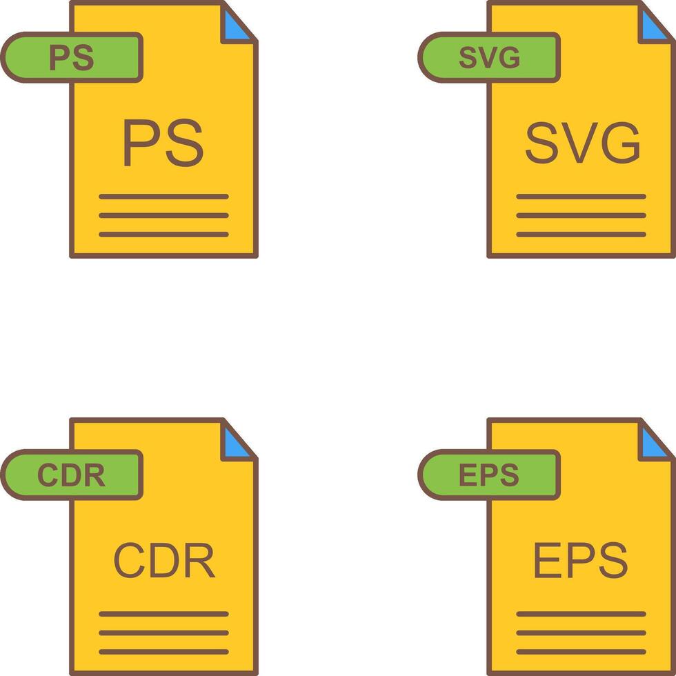 PS and SVG Icon vector
