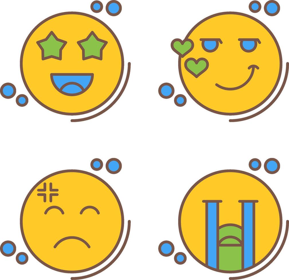 Starstruck and Flirty Icon vector