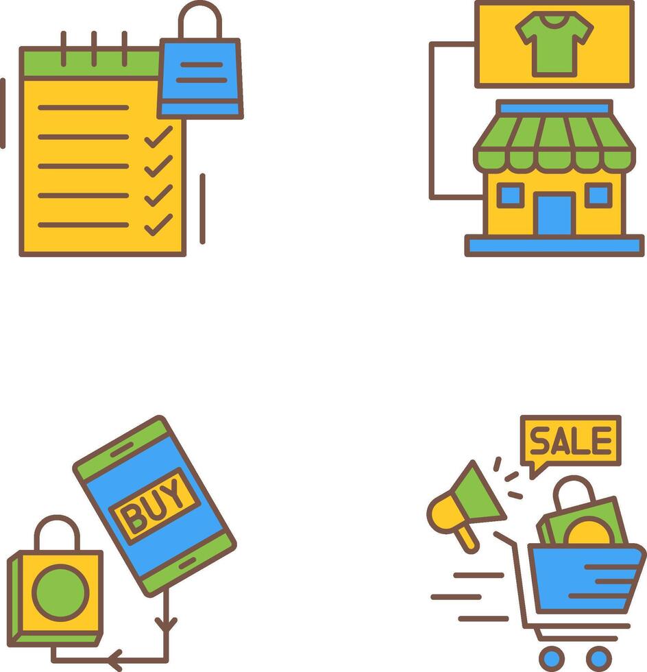 Shopping and Store Icon vector