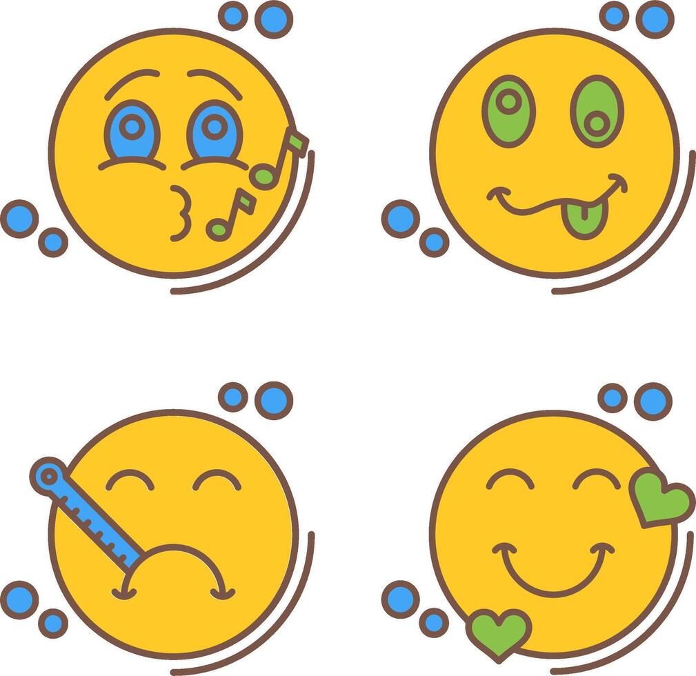Music and Silly Icon vector