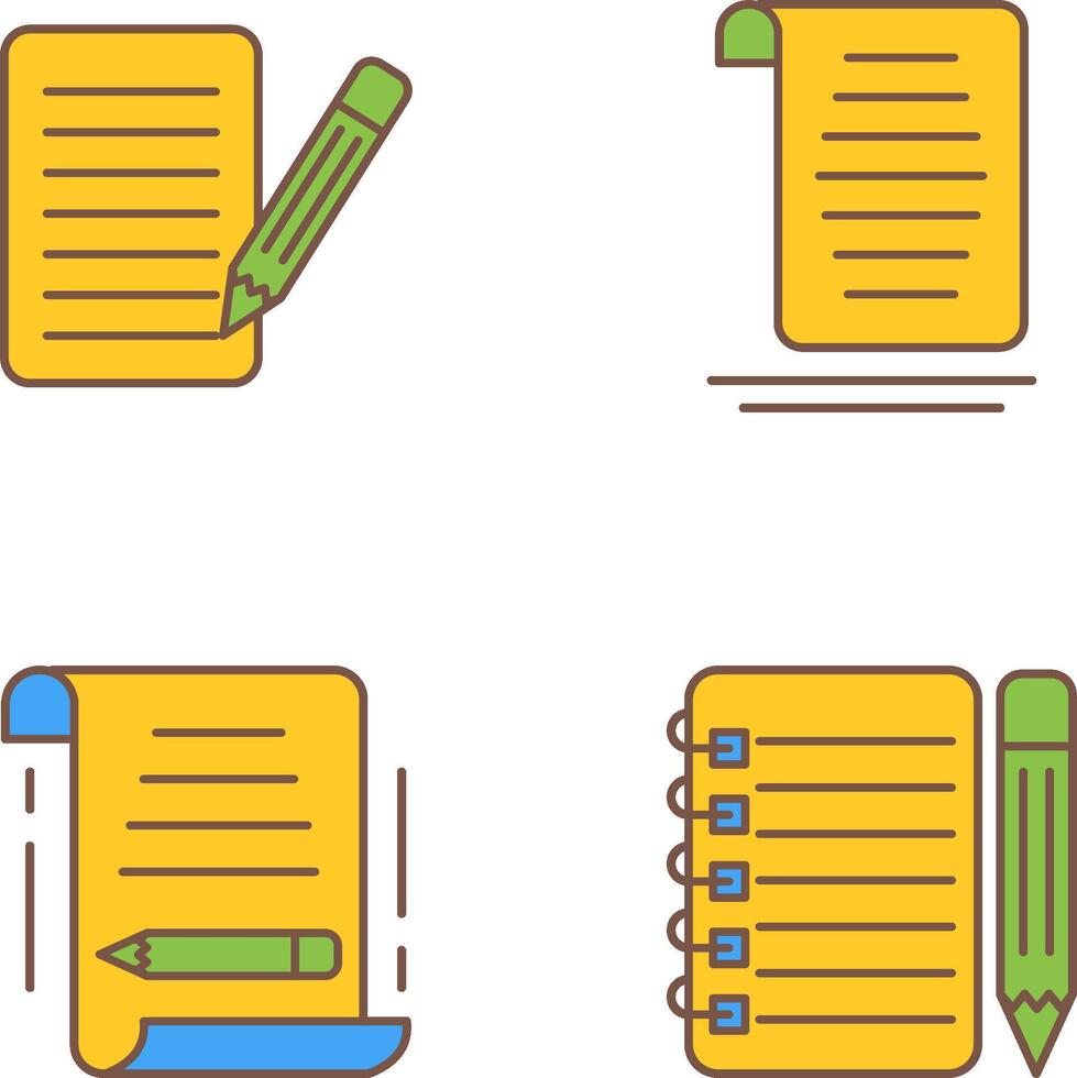 checklist and document Icon vector