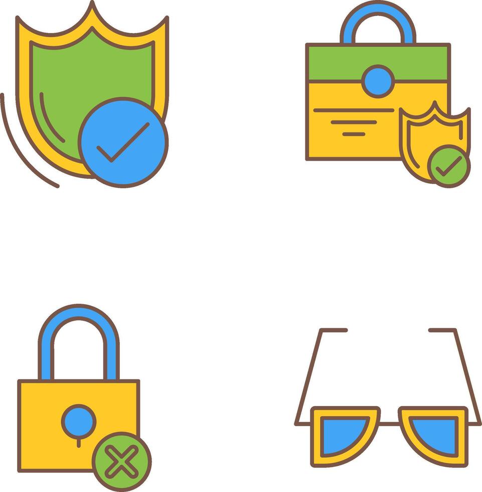 Shield and care Icon vector