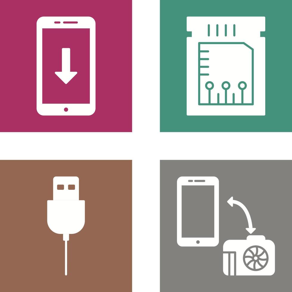 download and chip Icon vector
