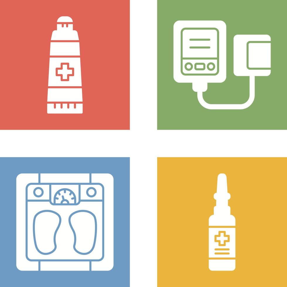 Ointment and Blood Icon vector