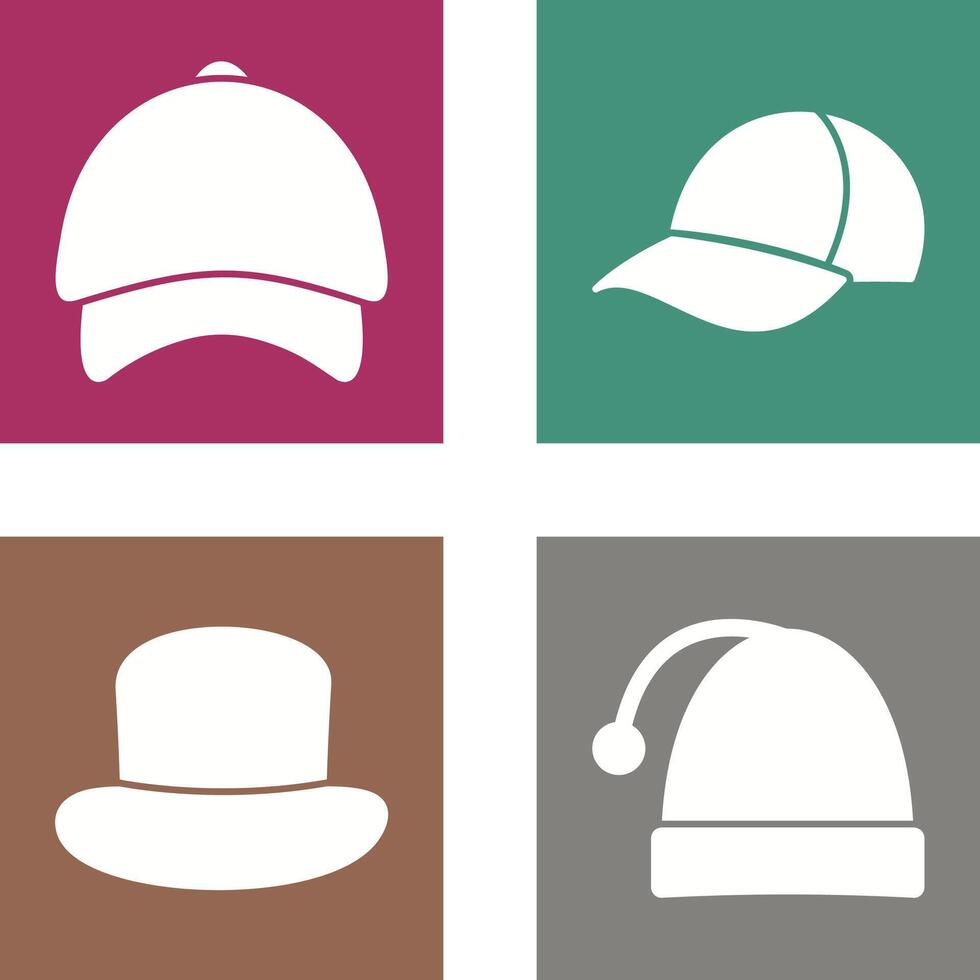 Cap and Hat Icon vector