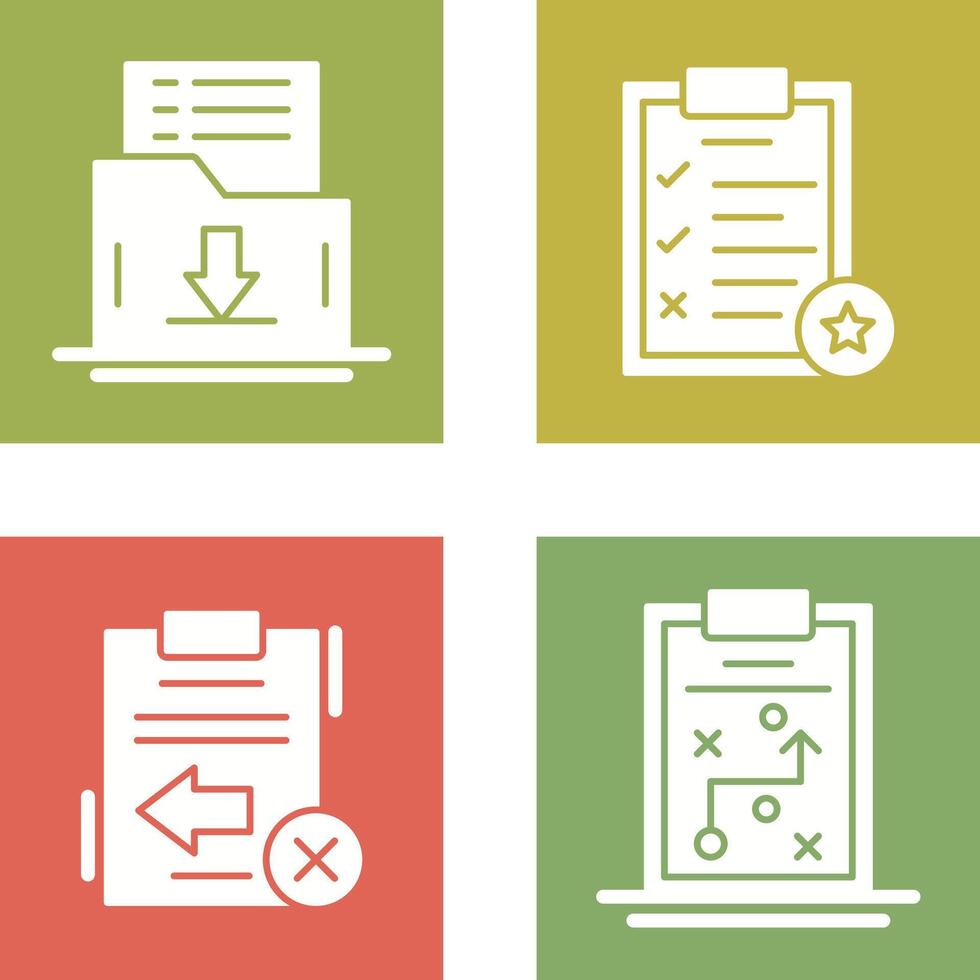 Save List and Task List Icon vector