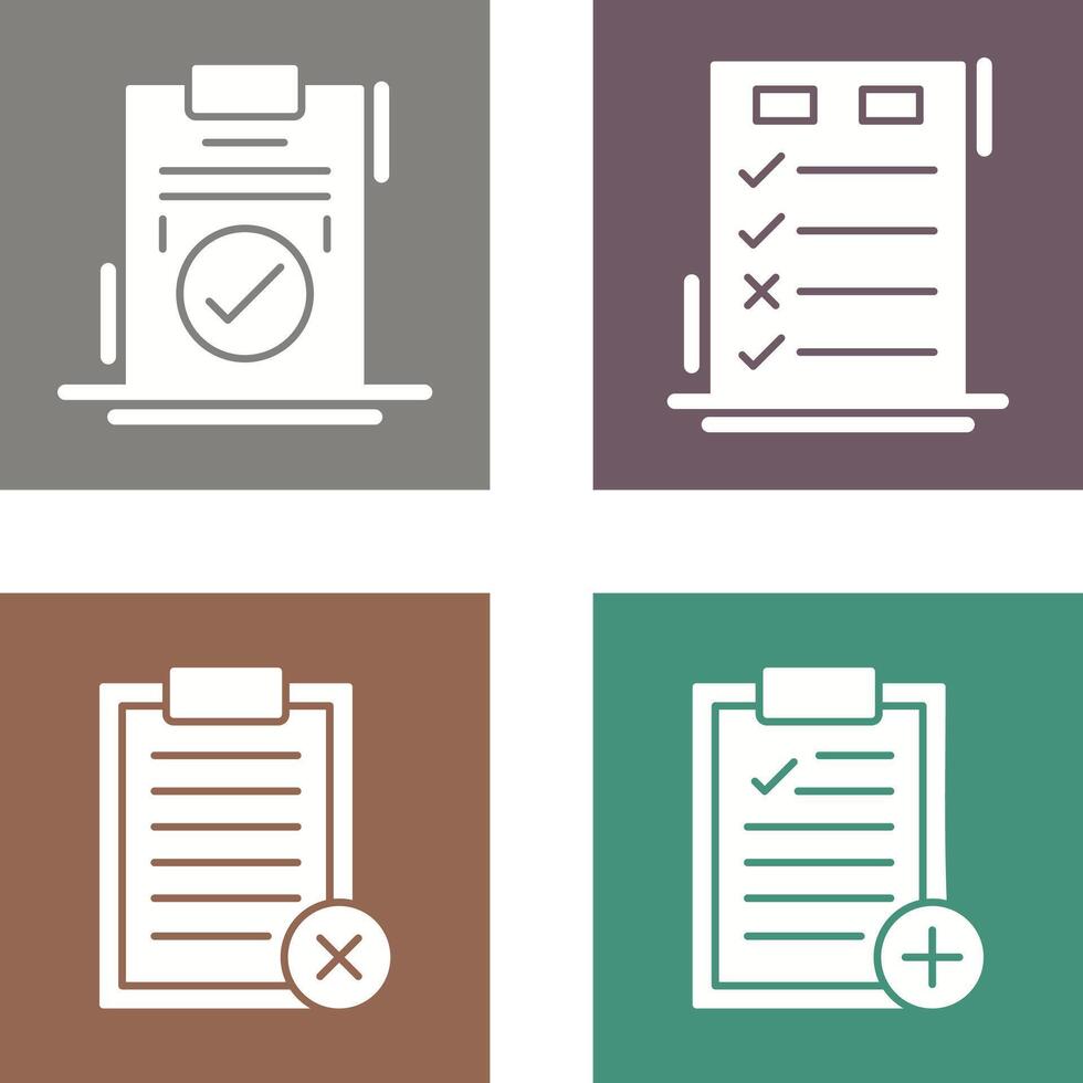 Today to Done Check List and Checkmark Icon vector