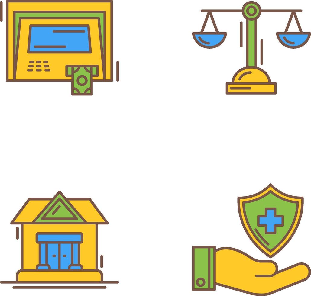 ATM and Balance Icon vector