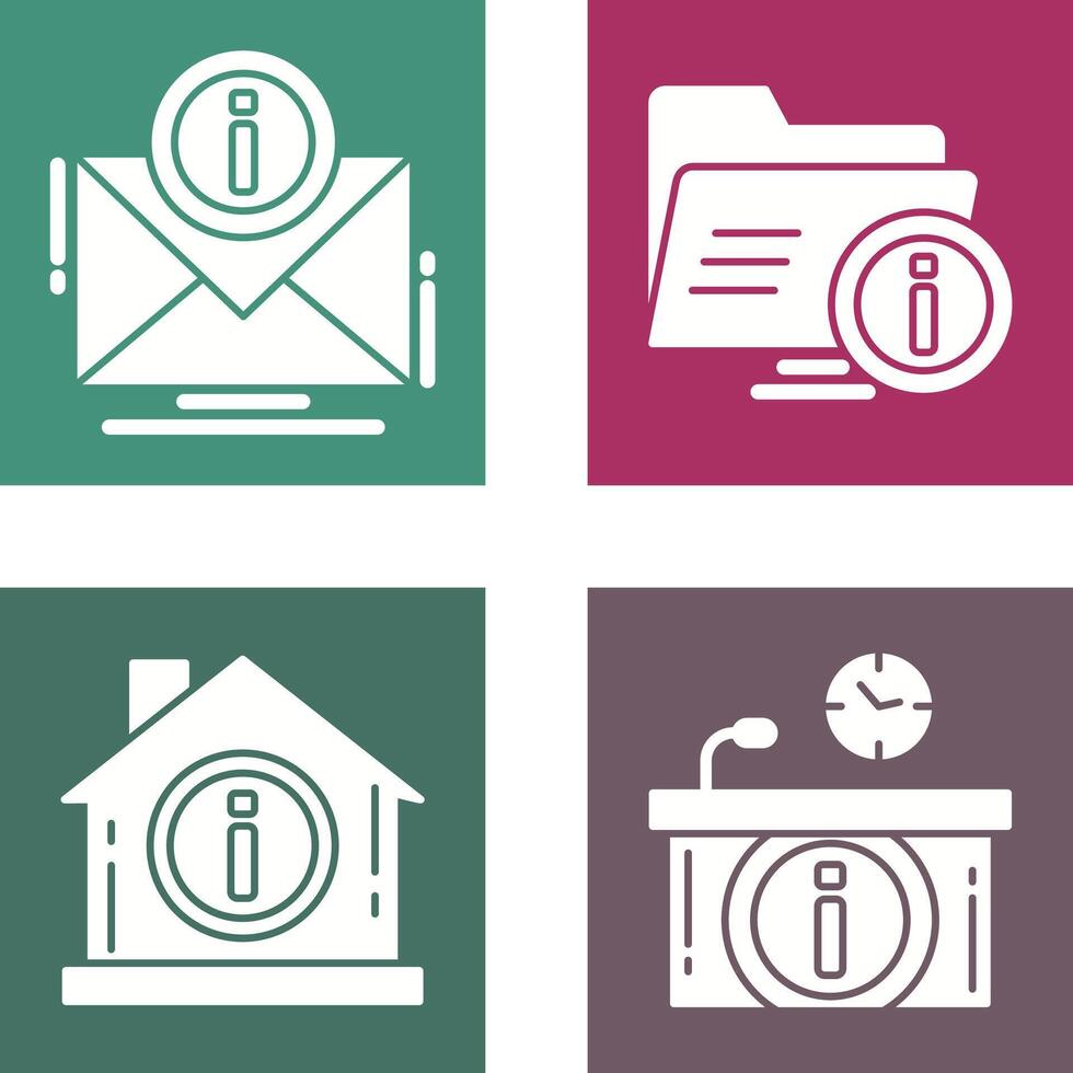 mi correo y carpeta icono vector