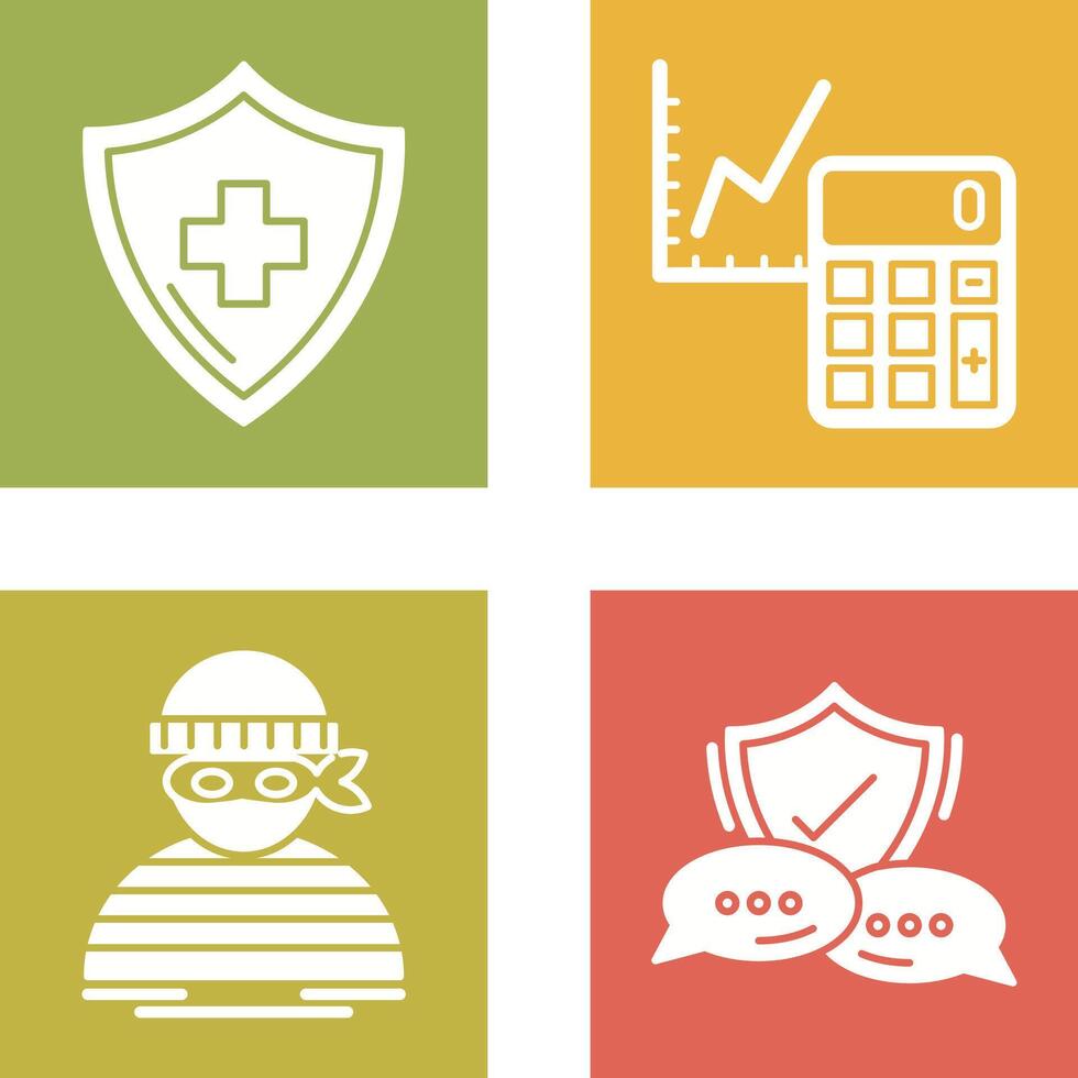 Accounting and Health Icon vector