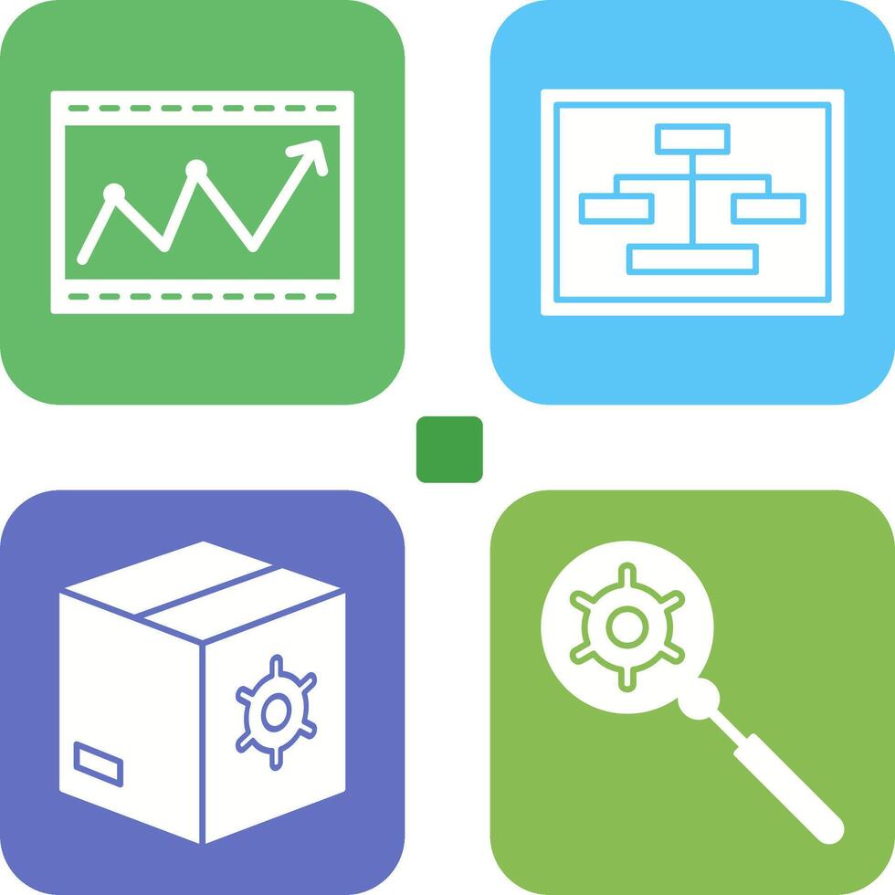 SEO and Seo Structure Icon vector