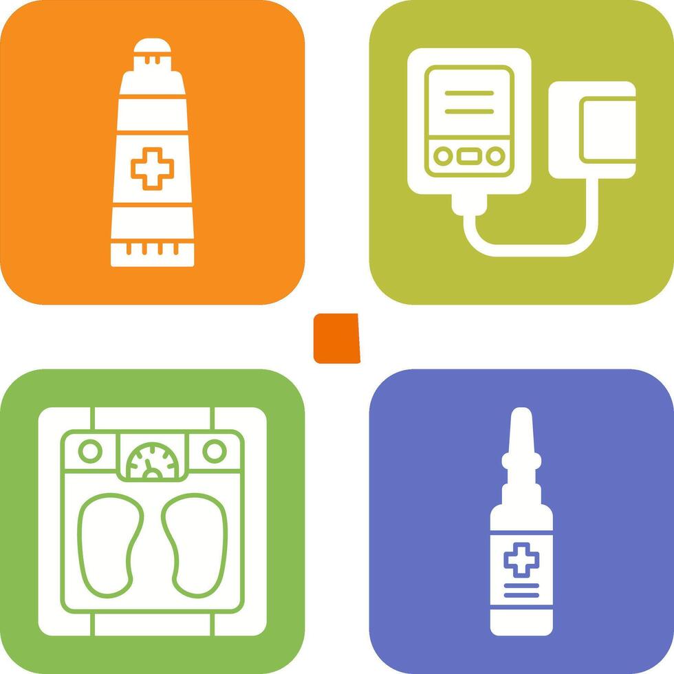 Ointment and Blood Icon vector