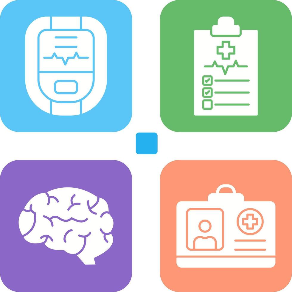 Oximeter and Medical Icon vector