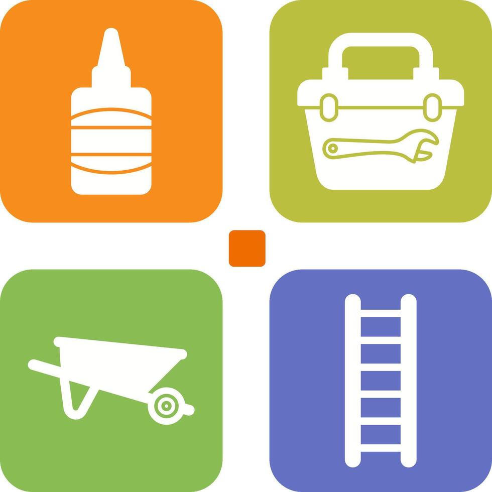 Glue and construction Icon vector