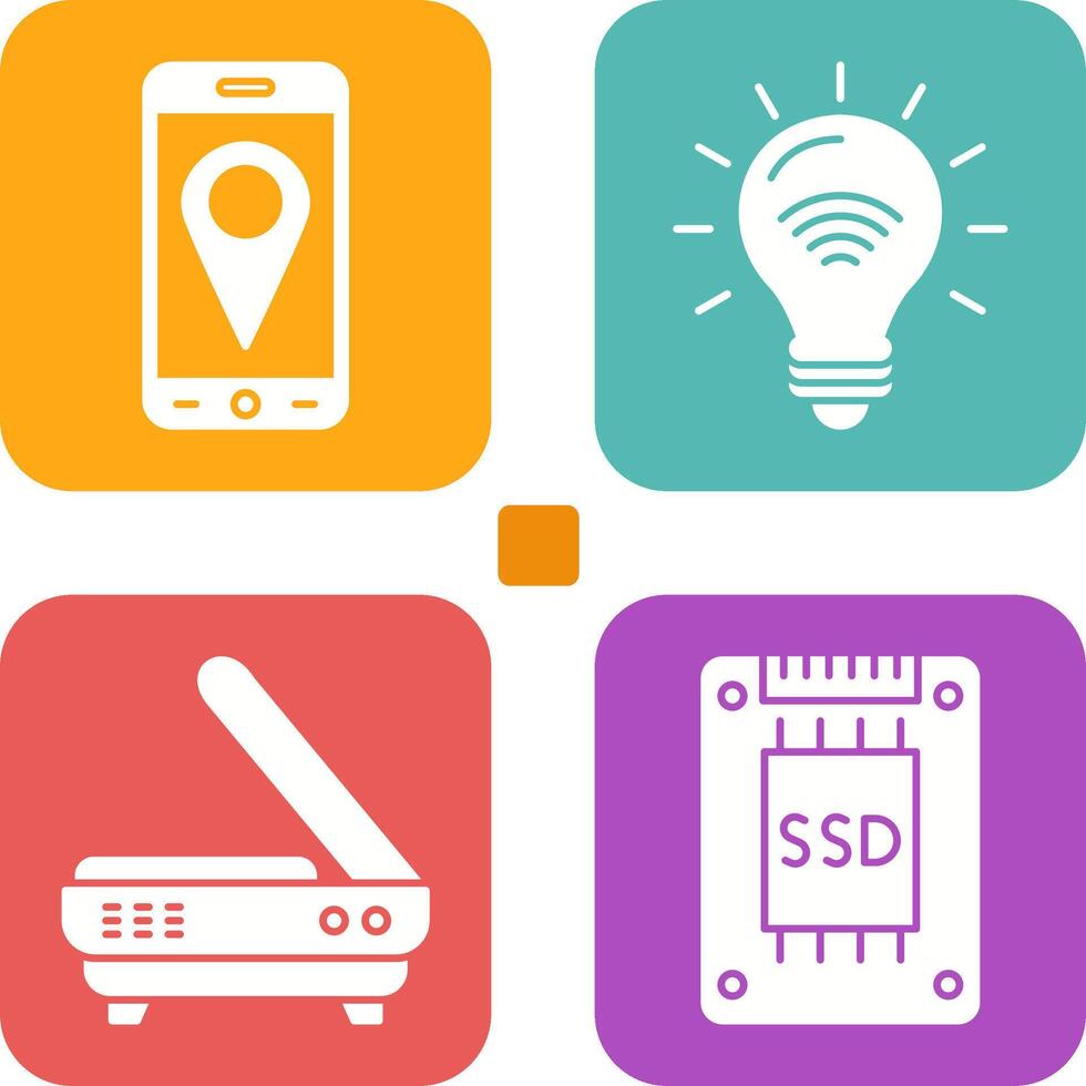 Gps and Smart Energy Icon vector