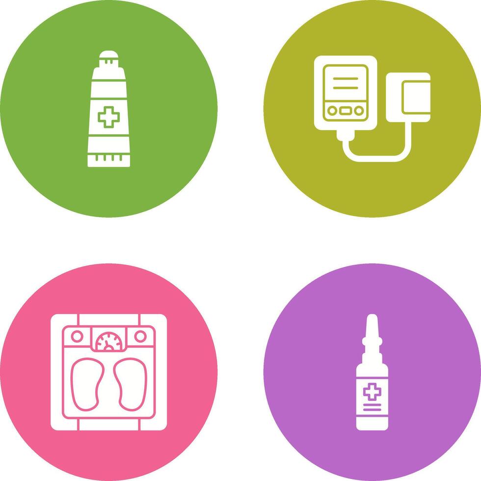 Ointment and Blood Icon vector