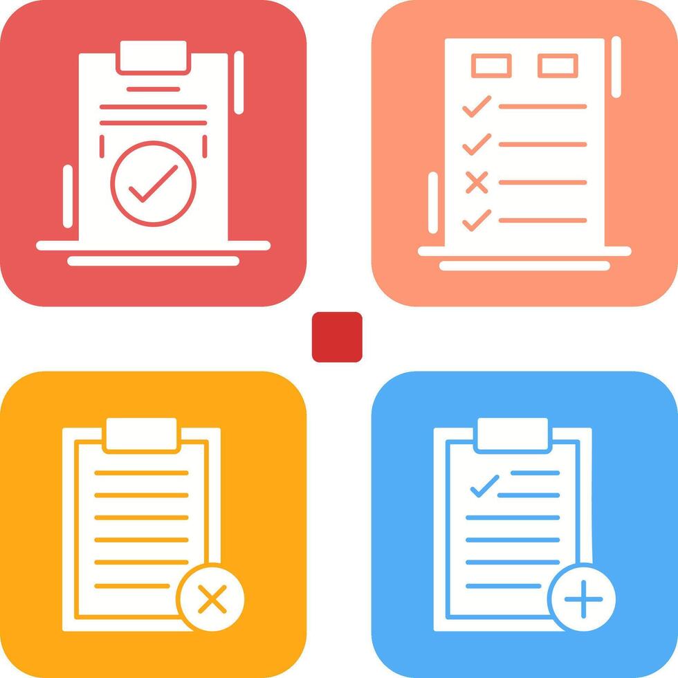 Today to Done Check List and Checkmark Icon vector