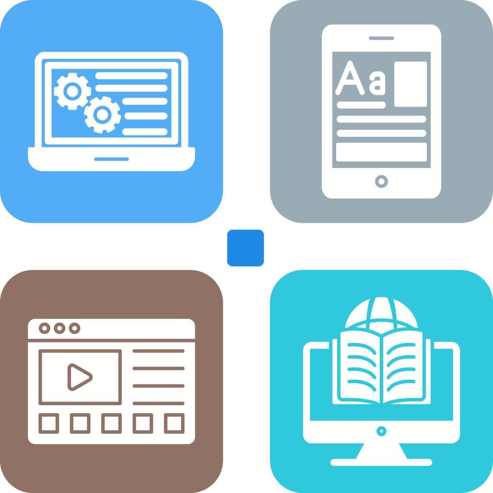 Workshop and Education App Icon vector