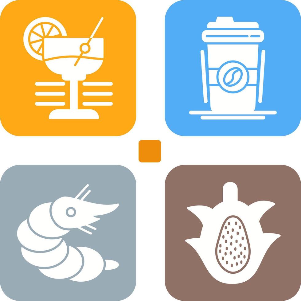 Martini and Coffee Cup Icon vector
