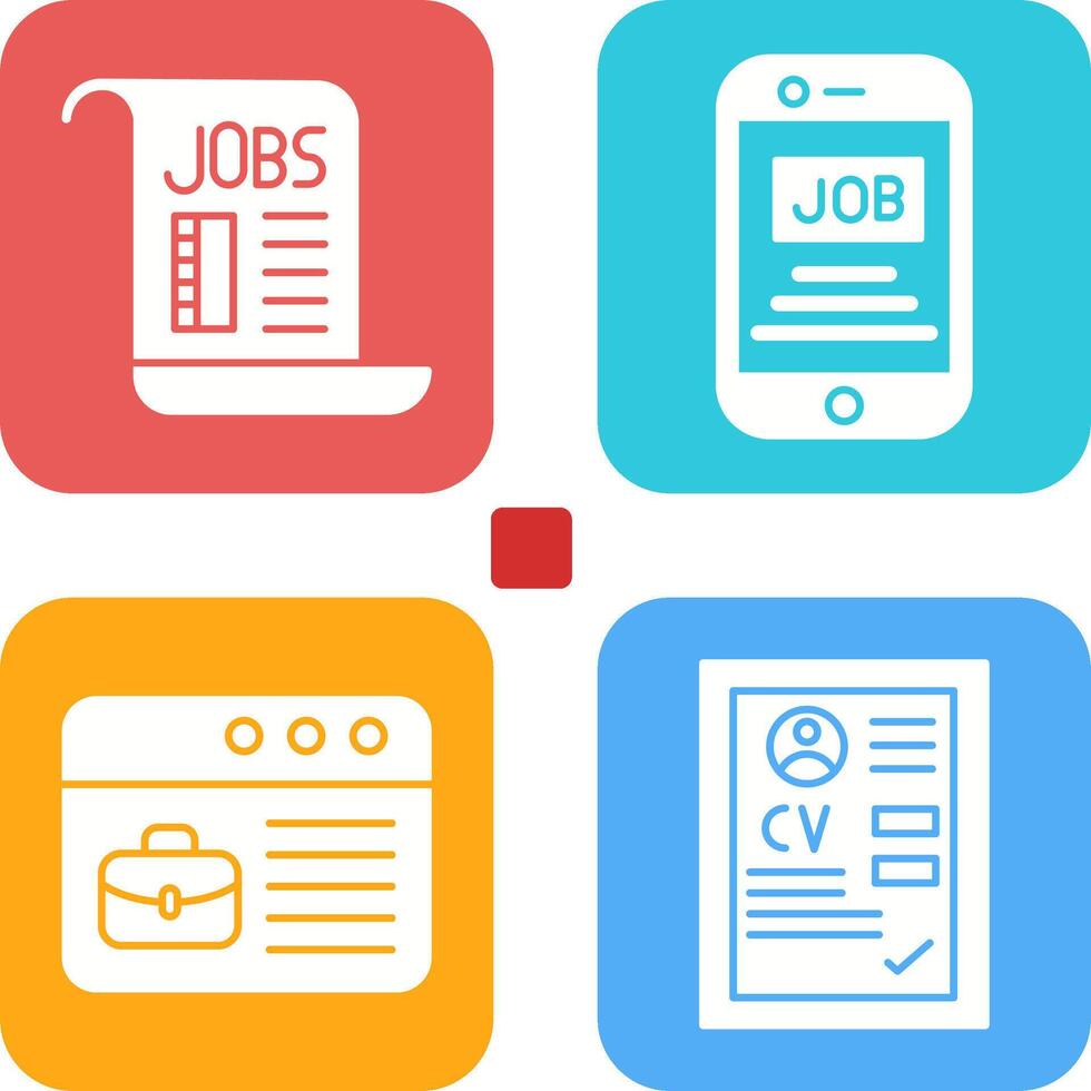 Smart Phone and News Paper Icon vector