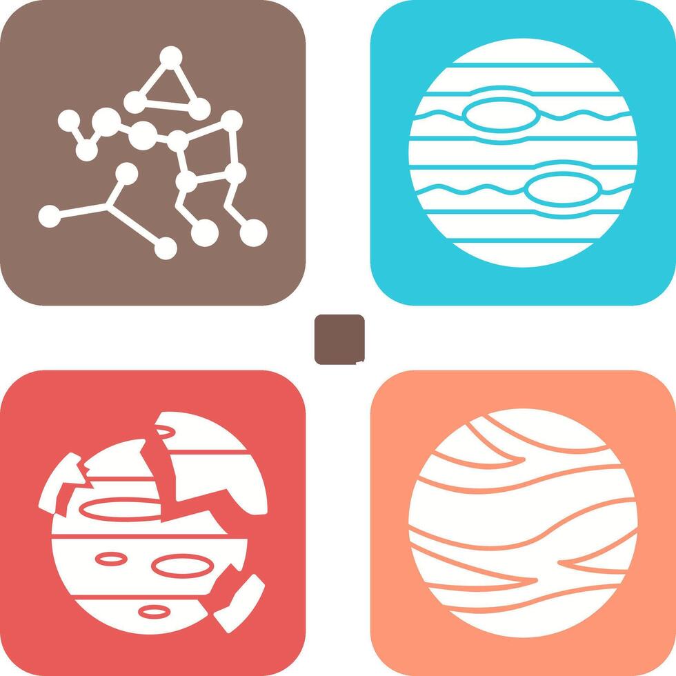 ursa major and neptune Icon vector