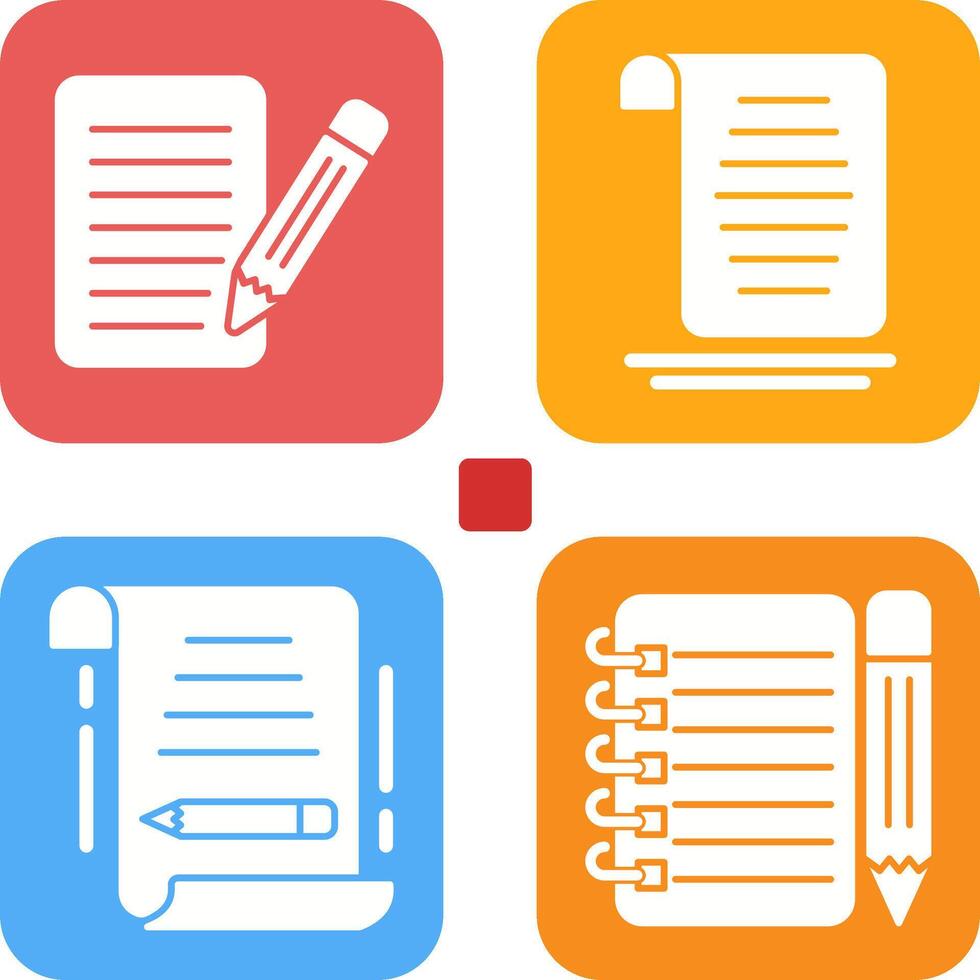 checklist and document Icon vector