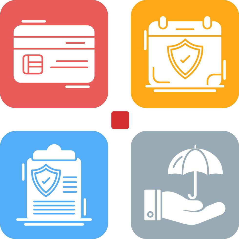 Credit Card and Period Time Icon vector