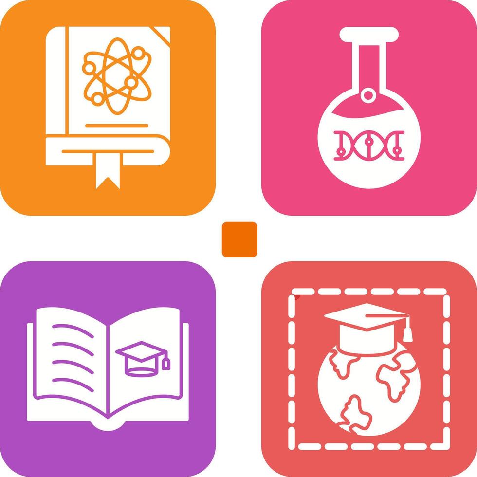 Science and Dna Icon vector