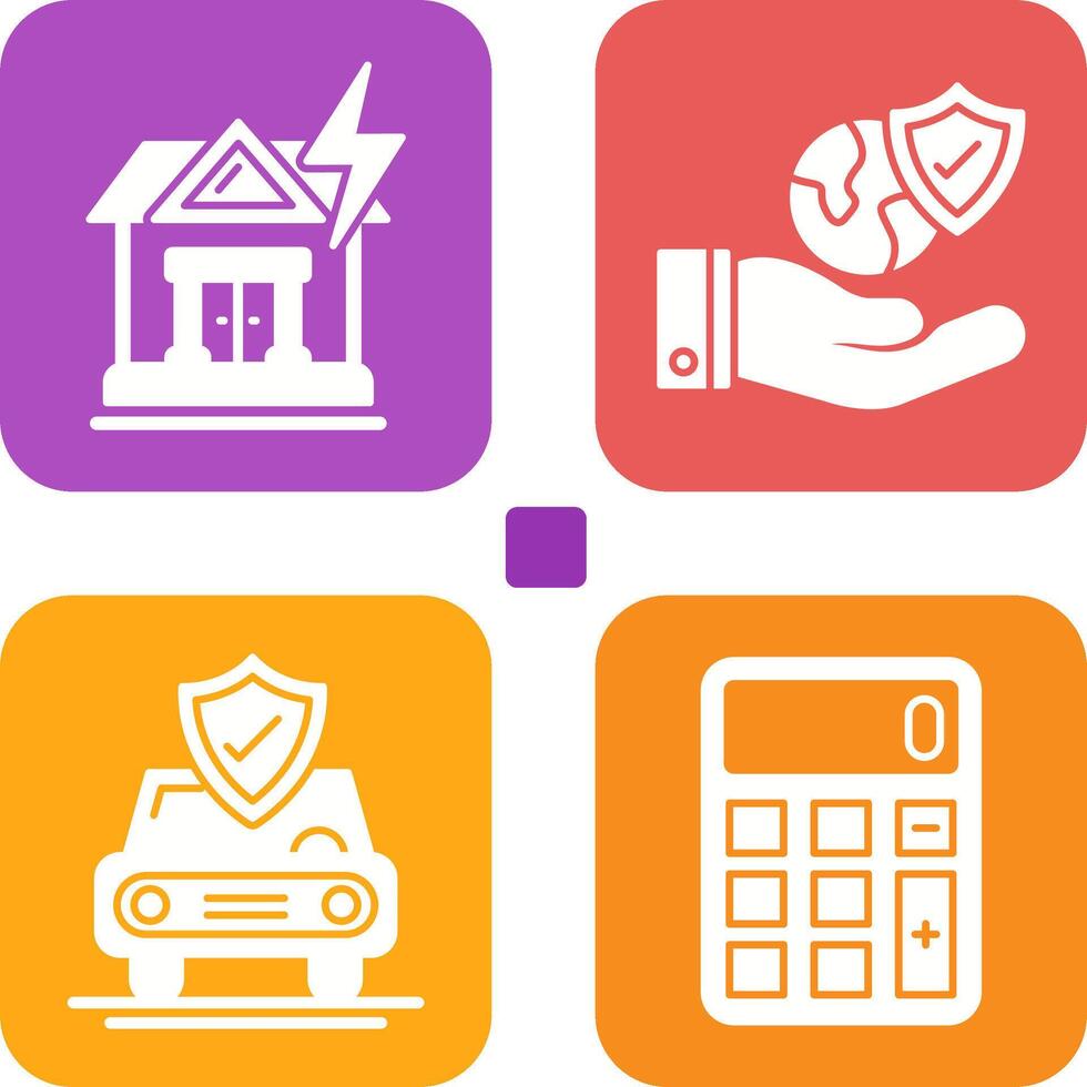 Natural Disaster and Travel Icon vector