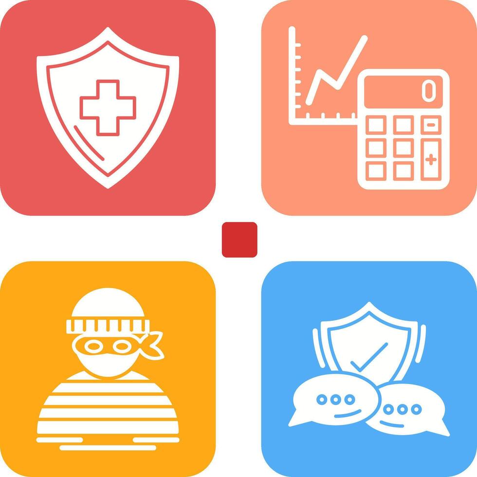 Accounting and Health Icon vector