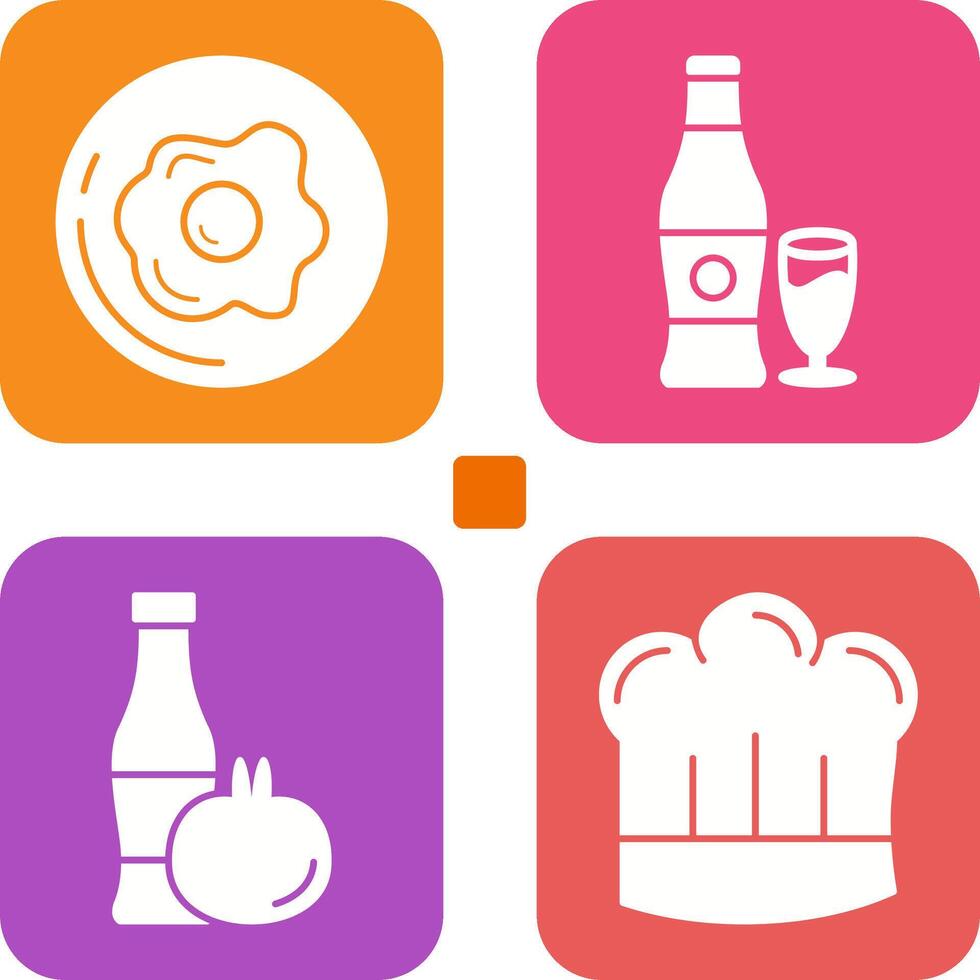 Breakfast and Bear Icon vector