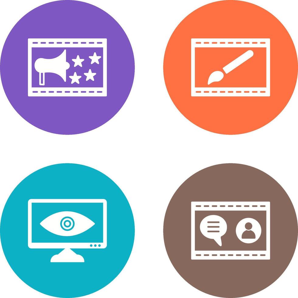 Website Promotion and Website Design Icon vector