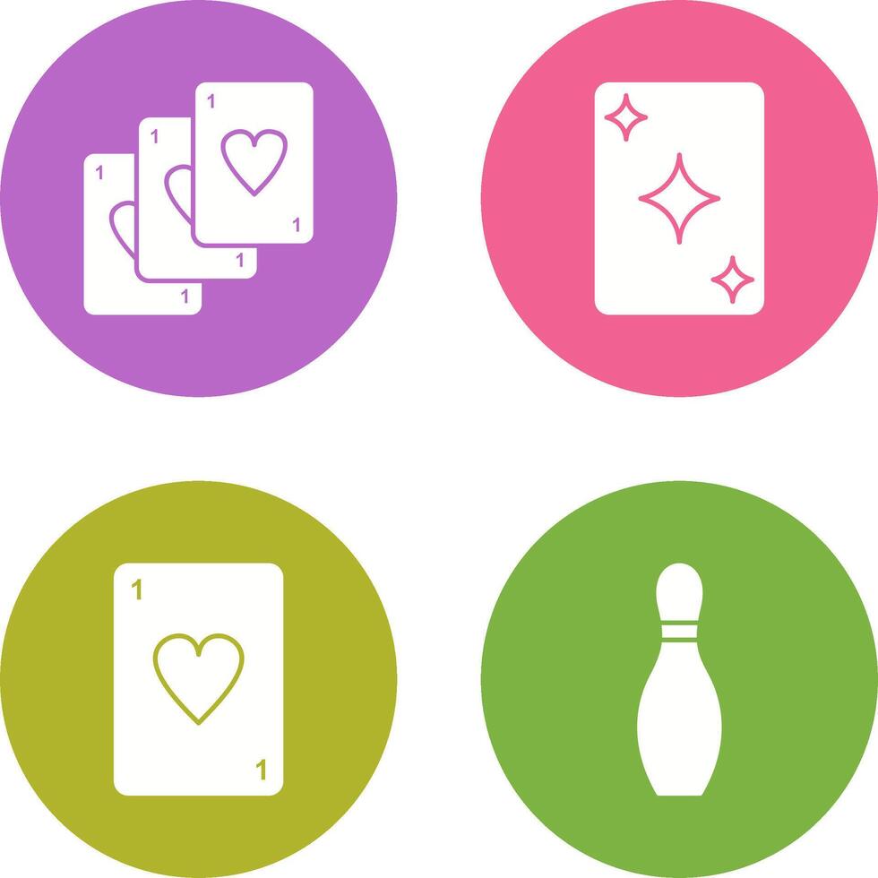 Deck of Card and Card Icon vector