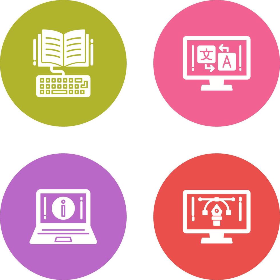 Study and Language Icon vector